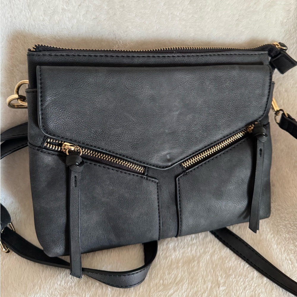 FP Movement by Free People Black Laurie Vegan Crossbody Bag